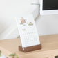 wooden calendar set