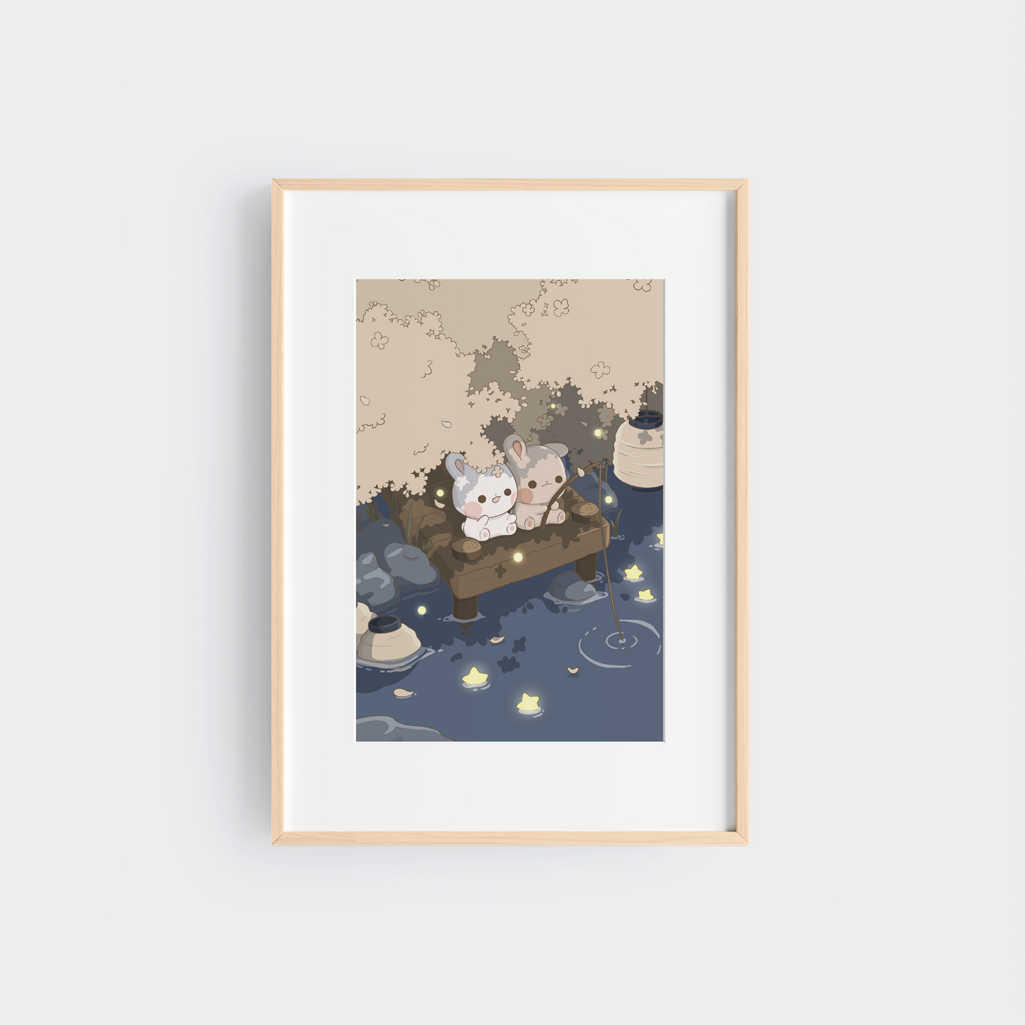 mid autumn festival art print