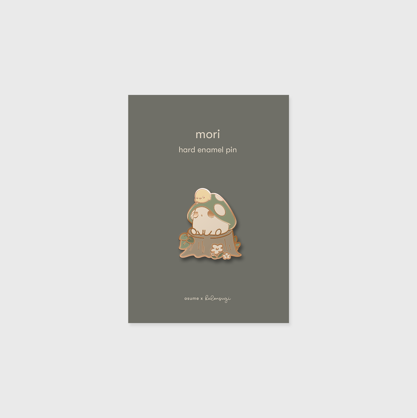 mori enamel pin