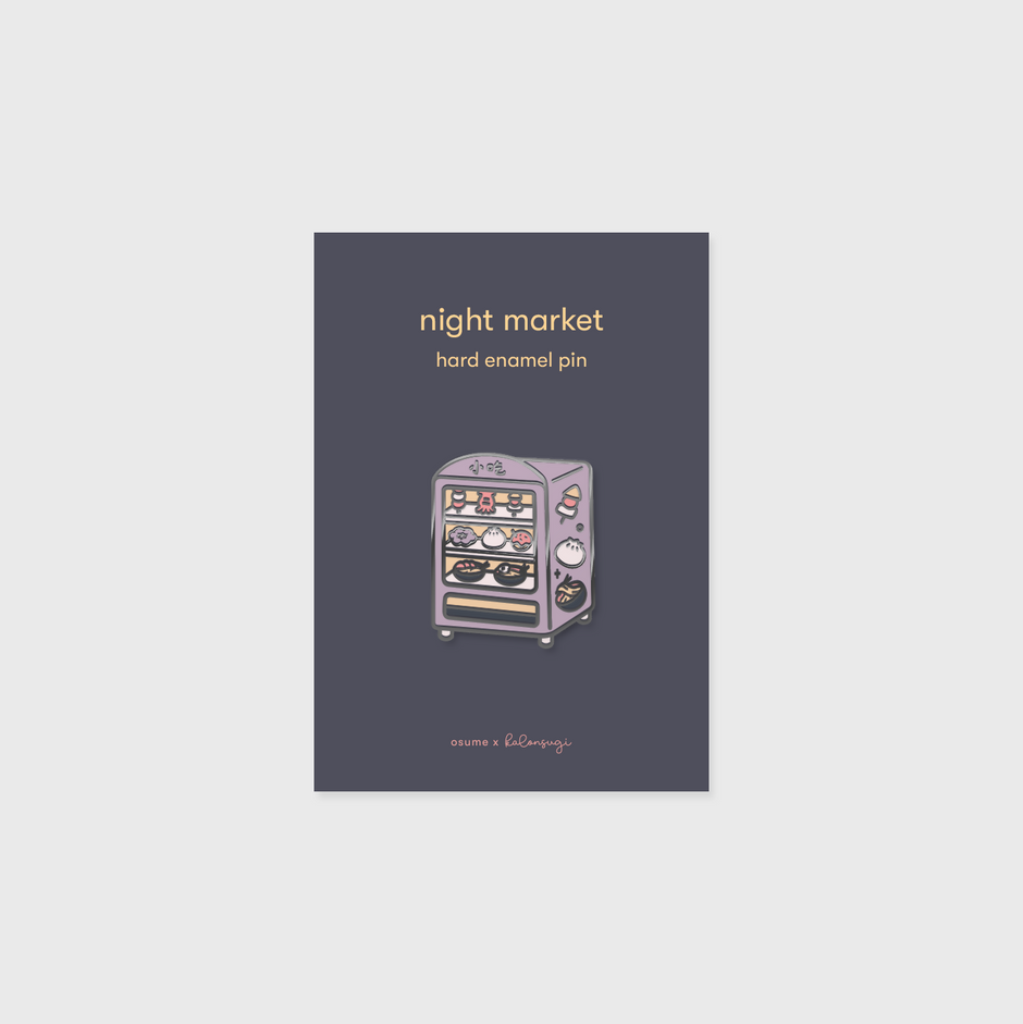 night market enamel pin