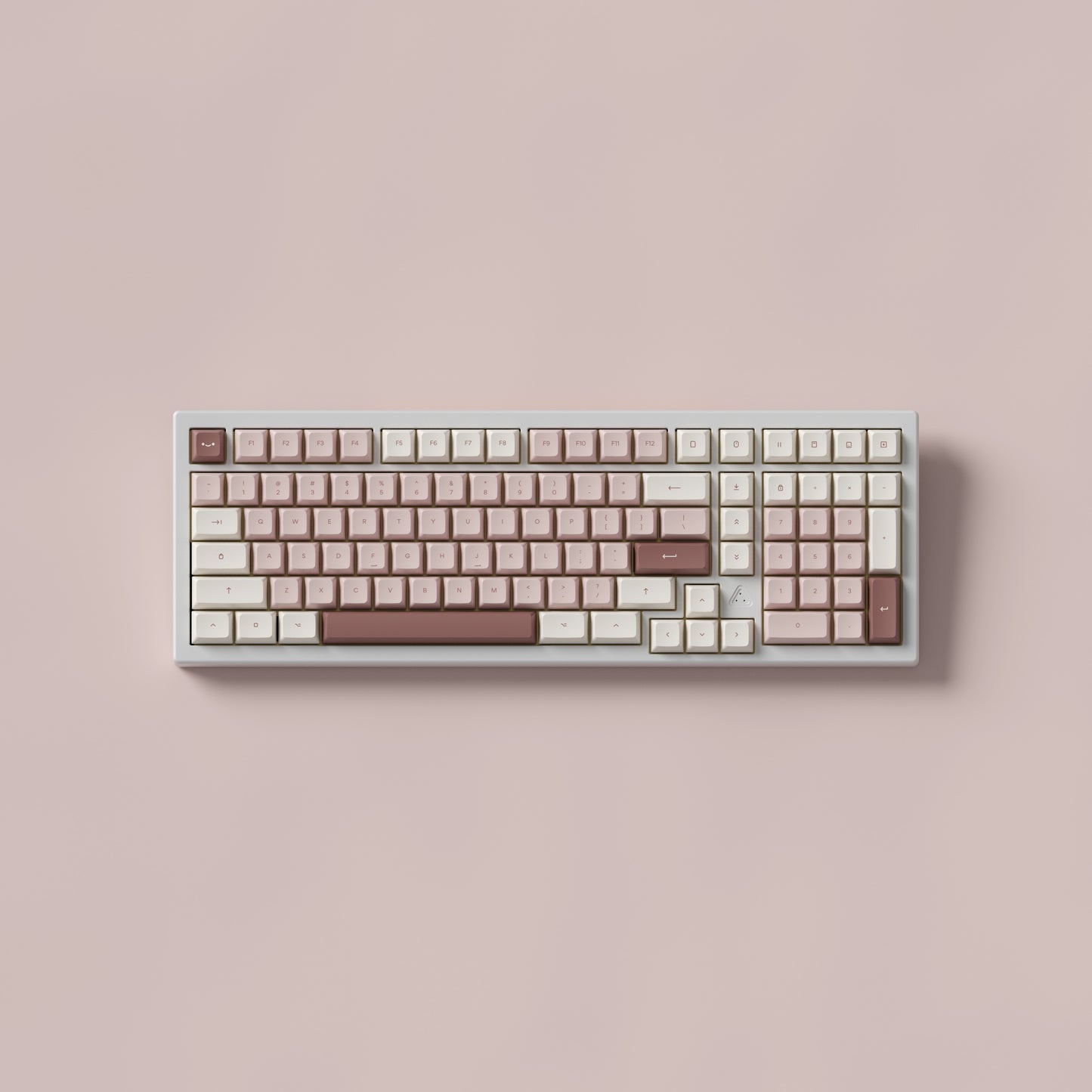 strawberry milk marshmallow keycaps