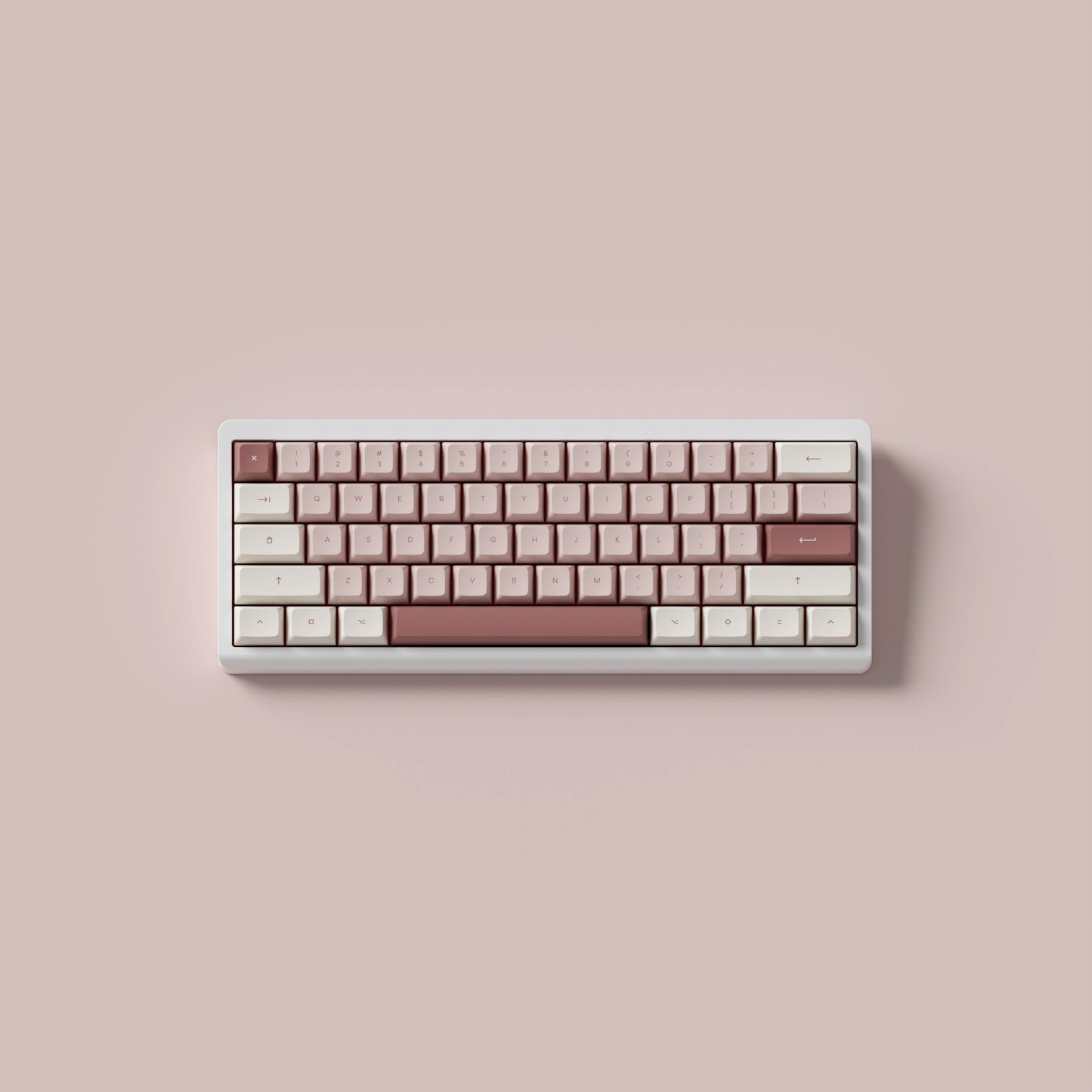 strawberry milk marshmallow keycaps